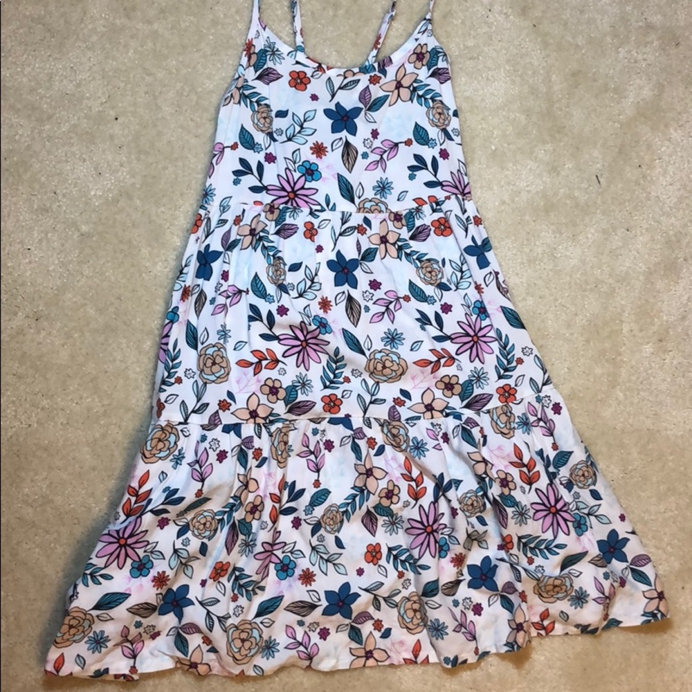 Xhiliration floral dress